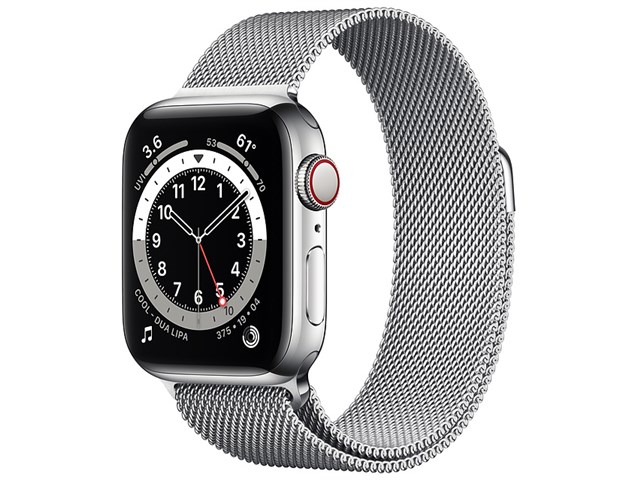 Apple Watch Series 6 GPS+Cellularモデル 40mm M06U3J/A [シルバーミラネーゼループ]の通販なら:  家電専門店 [Kaago(カーゴ)]