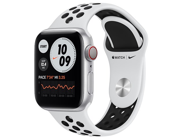 Apple Watch Nike Series 6 GPS+Cellularモデル 40mm M07C3J/A [ピュア ...