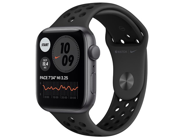 Apple Watch Nike SE GPSモデル 44mm MYYK2J/A [アンスラサイト