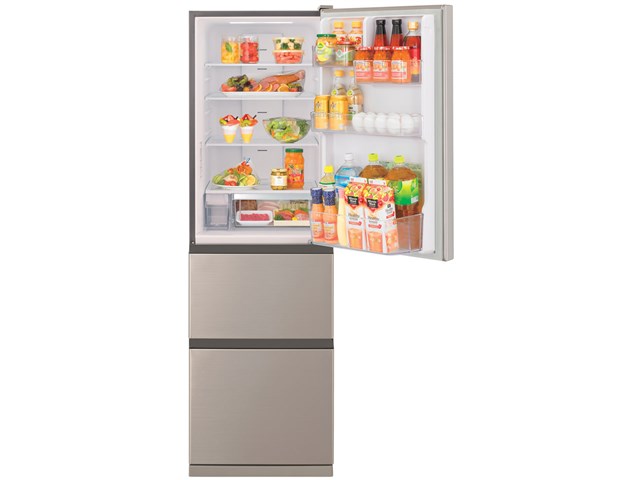 大型】R-V32NV-N 日立 冷凍冷蔵庫 315L 右開き シャンパンの通販なら