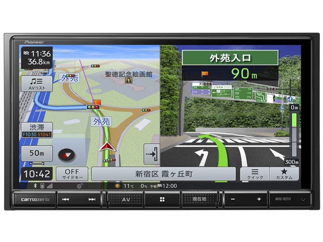 パイオニア　楽ナビ　AVIC-RZ701 カロッツエリア Amazon | Pioneer カーナビ AVIC-RZ701 7インチ 2D(180mm) 楽