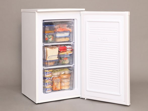 アイリスオーヤマ 冷凍庫 60L ホワイト Amazon.co.jp: アイリスオーヤマ 冷凍庫 60L ホワイト IUSD-6B-W 前