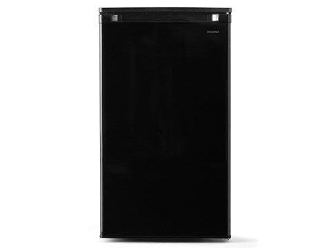 アイリスオーヤマ【IRIS】60L 前開き冷凍庫 ブラック 3段引き出し 右