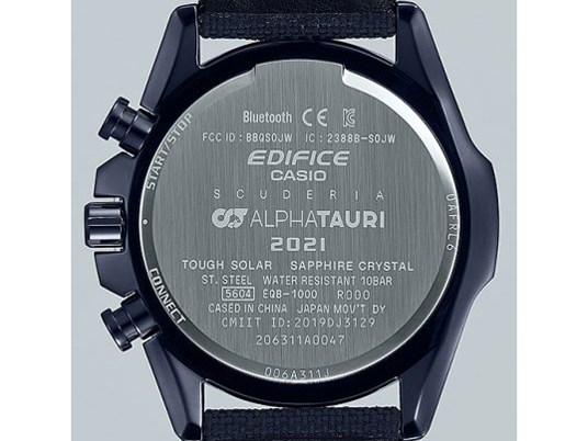 エディフィス Scuderia AlphaTauri Limited Edition EQB-1000AT-1AJRの