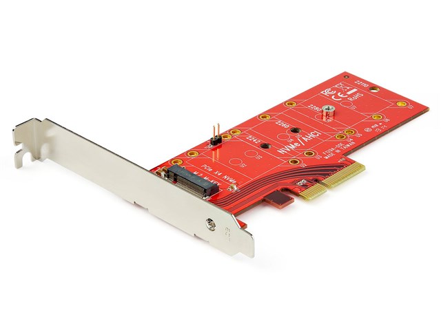 PCI Expressカード/x4/PCIe 3.0-M.2 PCIe NVMe SSD/M-Key/AHCI、NGFF