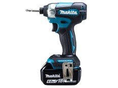 マキタ【makita】18V充電式インパクトドライバー(青)本体のみ APT