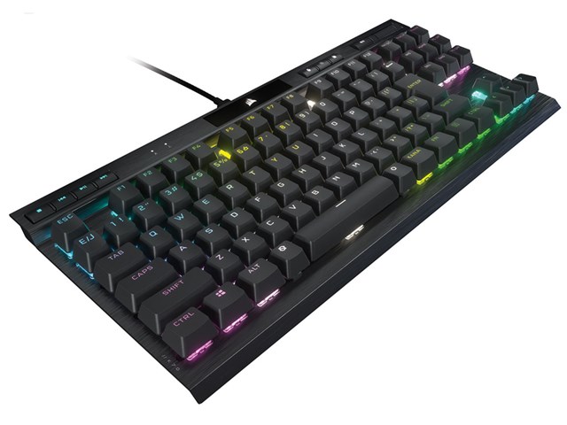 コルセア CORSAIR ゲーミングキーボード ブラック K70 RGB TKL コルセア CORSAIR ゲーミングキーボード ブラック K70 RGB TKL