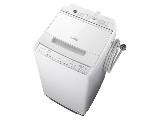 日立【HITACHI】7kg 全自動洗濯機 ビートウォッシュ ホワイト BW-V70G
