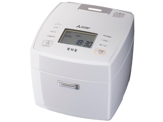 NJ-VVC10-W 三菱電機 IH炊飯器5.5合炊 備長炭 炭炊釜 月白の通販なら