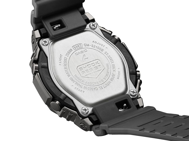 カシオ【国内正規品】アナデジ メンズ腕時計 八角形 GM-S2100B-8AJF