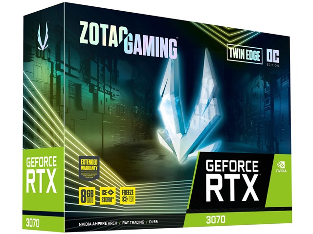 ZOTAC GAMING GeForce RTX 3070 Twin Edge OC LHR ZT-A30700H-10PLHR 