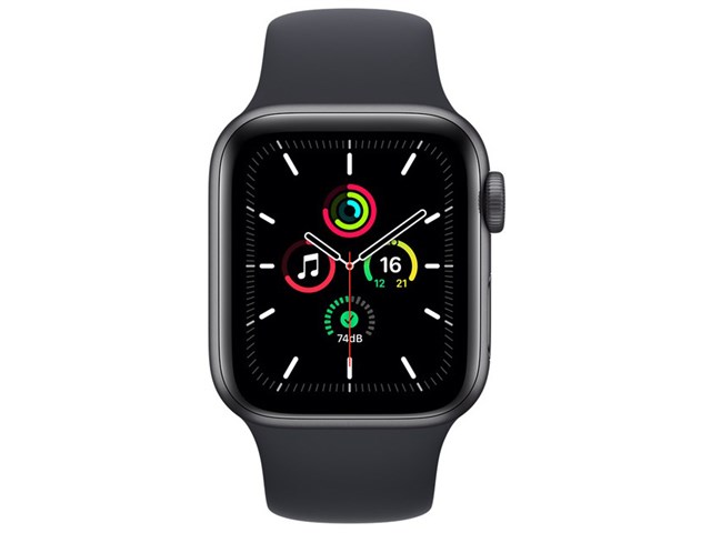 Apple Watch SE GPSモデル 40mm MKQ13J/A [ミッドナイトスポーツバンド