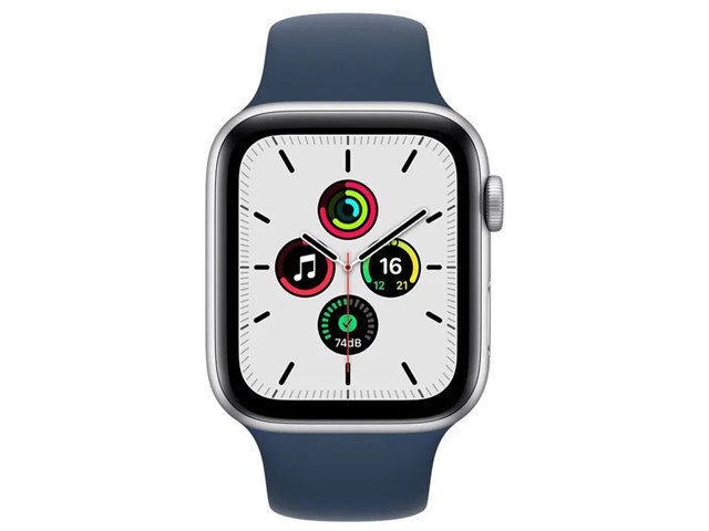 Apple Watch SE GPSモデル MKQ43J/A 44mm シルバーアルミニウムケース