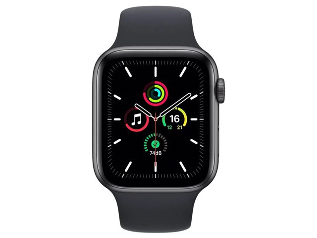 MKQ63J/A [ミッドナイトスポーツバンド] Apple Watch SE GPSモデル