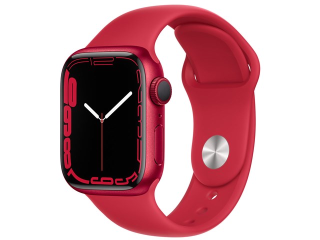 MKN23J/A [(PRODUCT)REDスポーツバンド] Apple Watch Series 7 GPS