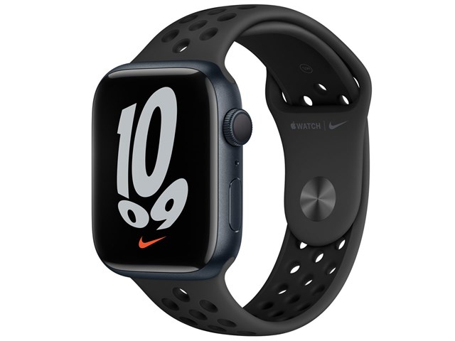 Apple Watch Nike Series 7 GPSモデル 45mm MKNC3J/A [アンスラサイト