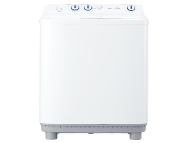 ハイアール 4.5kg二槽式洗濯機 JW-W45F-W 設置工事不可 洗濯機 脱水槽