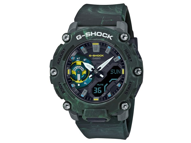 カシオ【CASIO】G-SHOCK アナデジ腕時計 MYSTIC FOREST GA-2200MFR