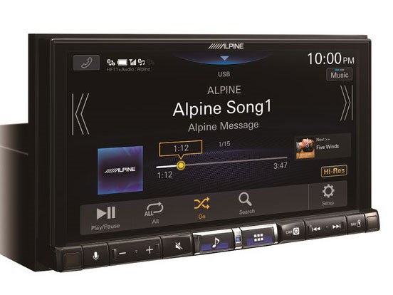 ALPINE (アルパイン)7インチディスプレイオーディオ DA7Z  ワイヤレスAppleCarPlay/AndroidAuto/Buletoothの通販なら: ゼンリンDS [Kaago(カーゴ)]