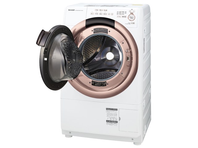 SHARP ドラム式電気洗濯機乾燥機　ES-S7G-NL ピンク ES-S7G-NL [ピンクゴールド]の通販なら: BIGBANG [Kaago(カーゴ)]