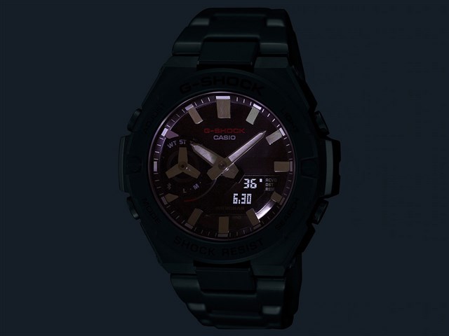 カシオ【国内正規品】G-SHOCK ソーラー腕時計 G-STEEL GST-B500D-1AJF