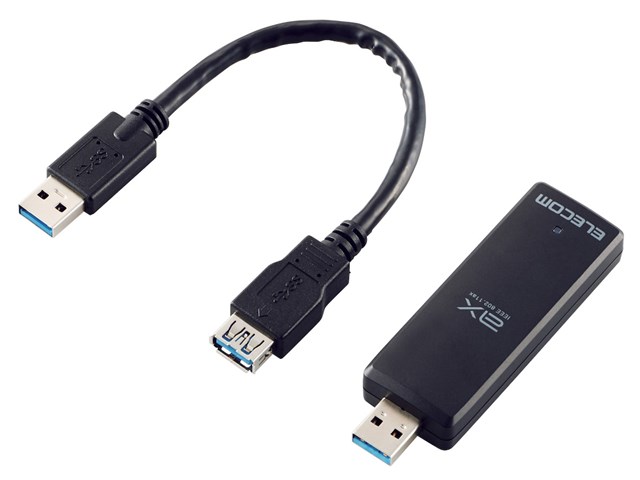 エレコム Wi-Fi 6・USB3.0対応 1201M無線LANアダプター WDC-X1201DU3-B