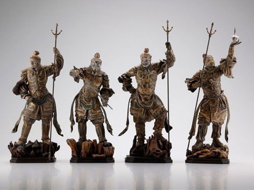 海洋堂【ホビー】ART PLA 四天王像 持国天 未塗装未組立