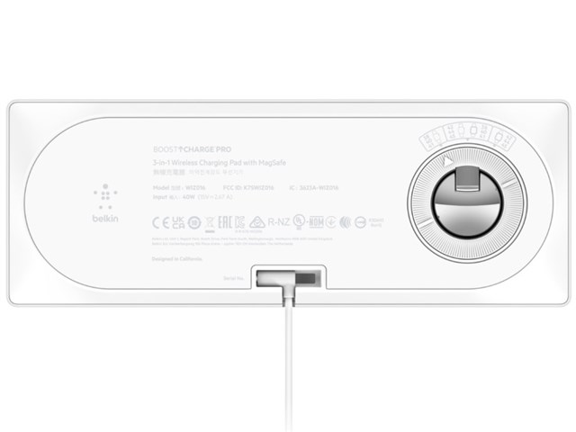 BOOST↑CHARGE PRO MagSafe 3-in-1 WIZ016dqWH [White]の通販なら