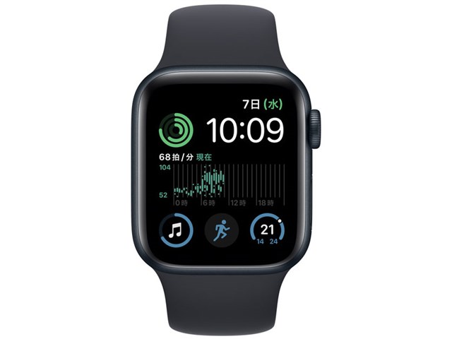 Apple Watch SE 第2世代 GPSモデル 40mm MNJT3J/A [ミッドナイト