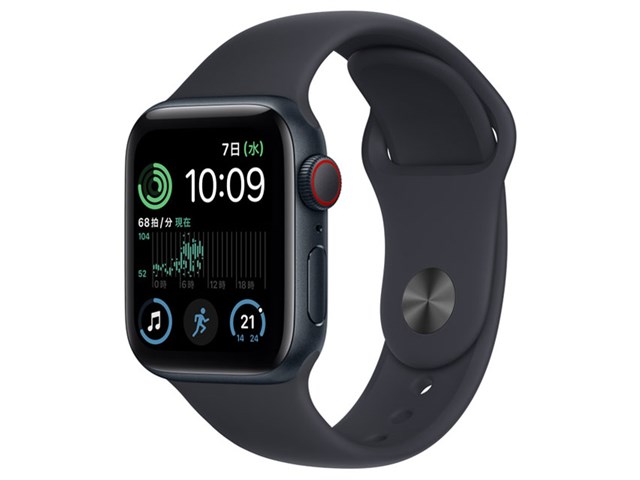 △MNPL3J/A [ミッドナイトスポーツバンド] Apple Watch SE 第2世代 GPS