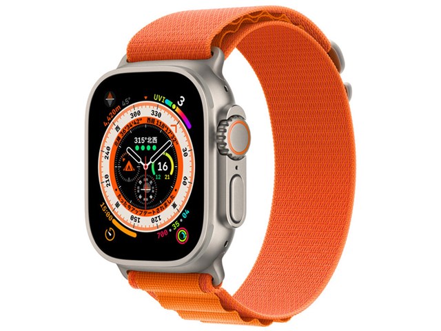 新品未開封」Apple Watch Ultra 49mm Titanium Orange Alpine Loop ...