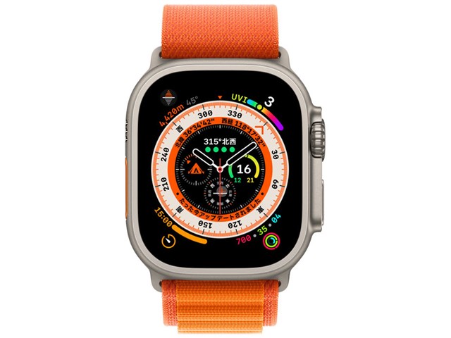 極美品 AppleWatch Ultra 49mm Orange Alpine