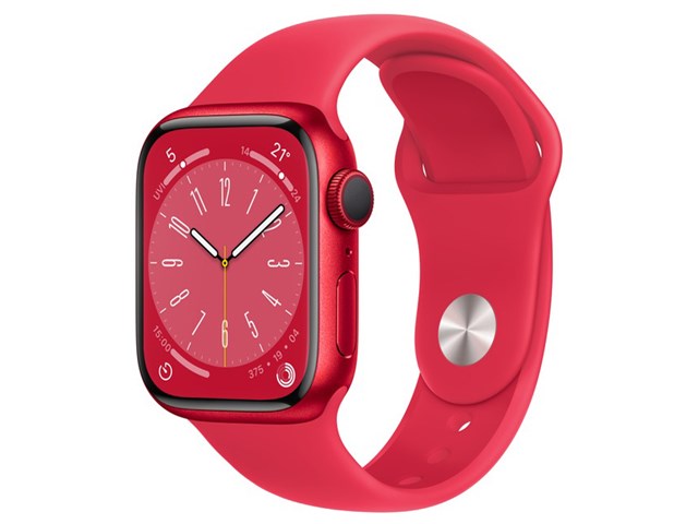 レッド系通知機能新品未開封 Apple Watch Series8 41mm スポーツバンド