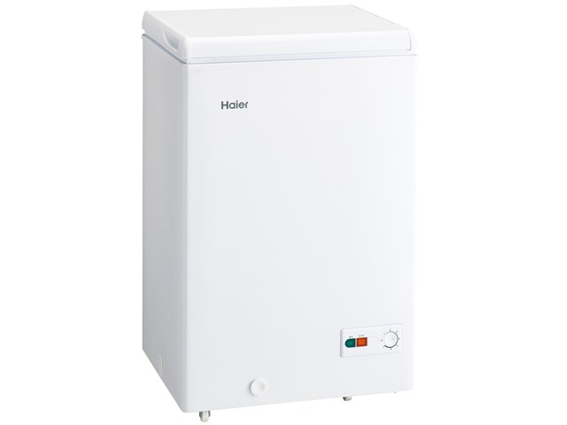 冷蔵庫(～150L) ハイアール JF-NC100A 一人暮らし Haier 上開き式冷凍庫 100L ホワイト 直冷式 クリアバスケット 急冷凍  シンプルデザインの通販なら: アサヒデンキPLUS [Kaago(カーゴ)]