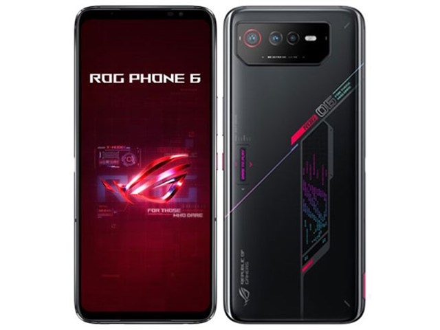 ▽ASUS ROG Phone 6 256GB SIMフリー [ファントムブラック]の通販なら: ハルシステム [Kaago(カーゴ)]