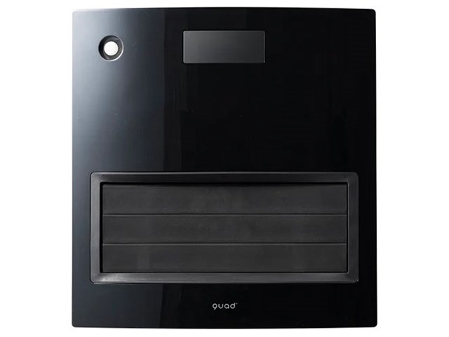 QUADS MOVING HEAT セラミックファンヒーター 暖房 ブラック QS211BKの