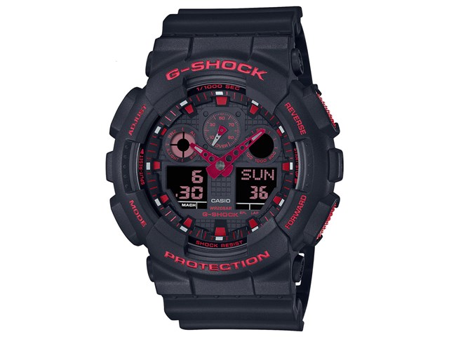 カシオ【国内正規品】G-SHOCK アナログデジタル腕時計 GA-100BNR-1AJF