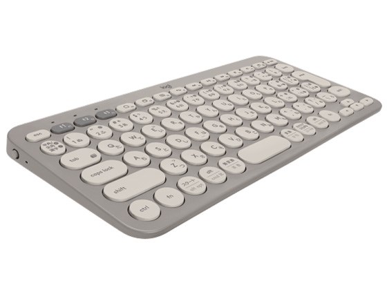 K380 Multi-Device Bluetooth Keyboard K380GY [グレージュ]の通販なら 