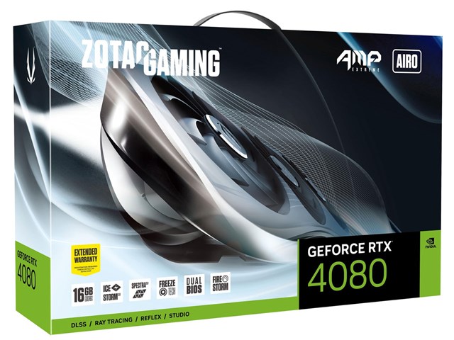 ZOTAC GAMING GeForce RTX 4080 16GB AMP Extreme AIRO ZT-D40810B-10P [PCIExp  16GB]の通販なら: PC-IDEA [Kaago(カーゴ)]