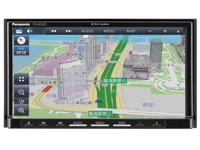 パナソニック カーナビ CN-HE02D 7インチSDナビ HD DVDの通販なら