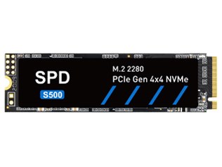 SPD製SSD 512GB M.2 2280 PCIe Gen4x4 NVMe R: 4800MB/s W: 2700MB/s 5