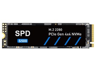 SPD製SSD 1TB M.2 2280 PCIe Gen4x4 NVMe R: 4900MB/s W: 4600MB/s 5年