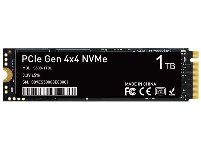 SPD製SSD 1TB M.2 2280 PCIe Gen4x4 NVMe R: 4900MB/s W: 4600MB/s 5年