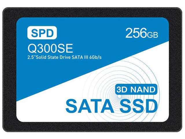 新品未開封 256GB 内蔵SSD 2.5インチ 7mm SATAIII SPD 6Gb/s 520MB/s 3D NAND PS4検証済み エラー訂正 Q300SE-256GS3D