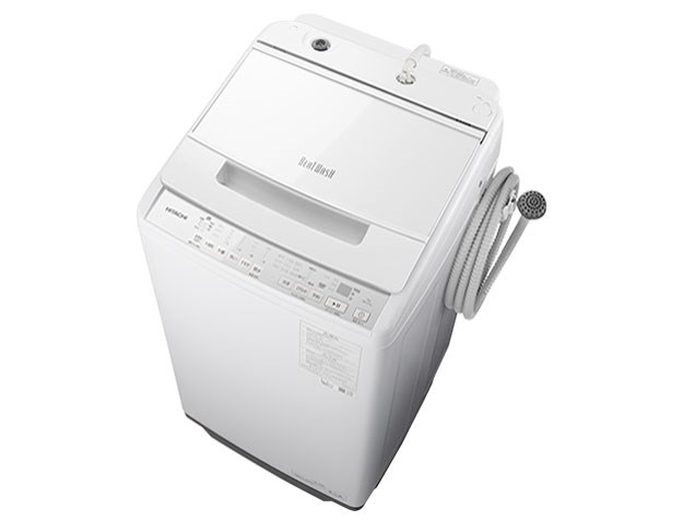 日立 HITACHI ビートウォッシュ ホワイト 全自動洗濯機 7kg 本体幅53cm ...