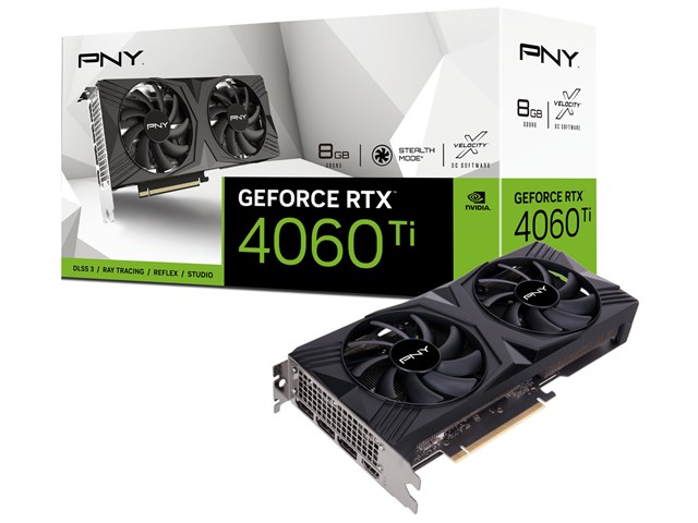 GeForce RTX 4060 Ti 8GB VERTO ダブルファン VCG4060T8DFXPB1 [PCIExp