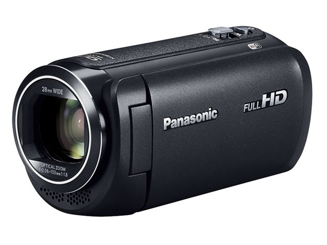 パナソニック デジタルビデオカメラ HC-V495M-K ブラック 内蔵メモリー