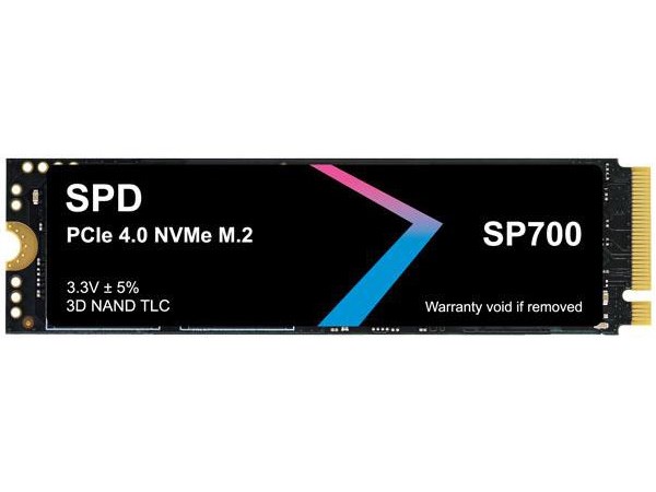 SPD SSD 4TB M.2 2280 PCIe Gen4x4 NVMe グラフェン放熱シート付き PS5