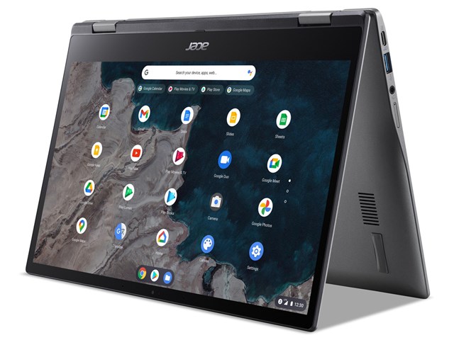 【新品(開封のみ)】 Acer　ノートパソコン Chromebook Spin 513 LTE CP513-1HL-N18Q SIMフリー　ピュアシルバー