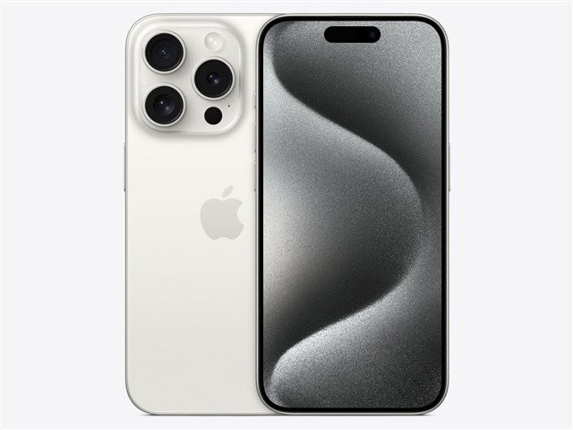 iPhone 15 Pro 128GB SIMフリー [ホワイトチタニウム] (SIMフリー 